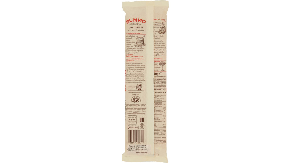 Rummo pasta capellini n.1 gr.500