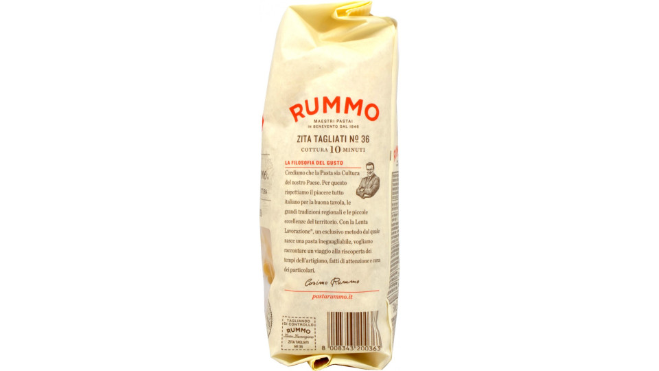 Rummo pasta ziti tagliati n.36 gr.500