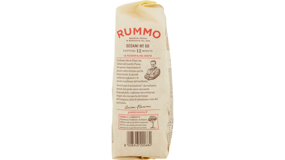 Rummo pasta sedani n.68 gr.500