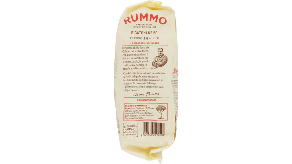 Rummo pasta rigatoni n.50 gr.500