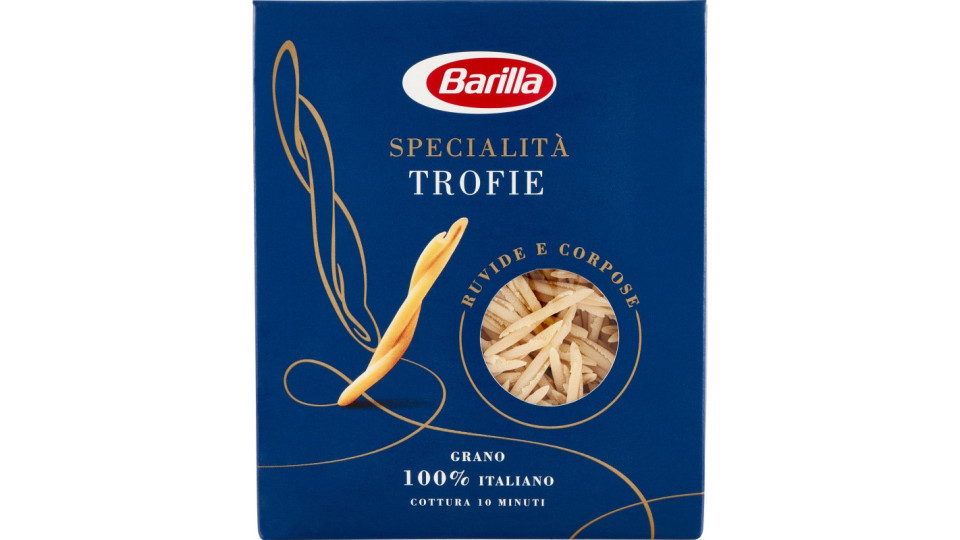 Barilla Pasta Specialità Trofie 100% grano italiano 500 g