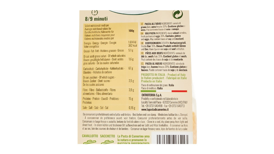 La Pasta di Camerino Ditalini Rigati 250 gr.