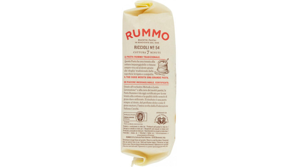 Rummo pasta Riccioli n° 54 500 gr.