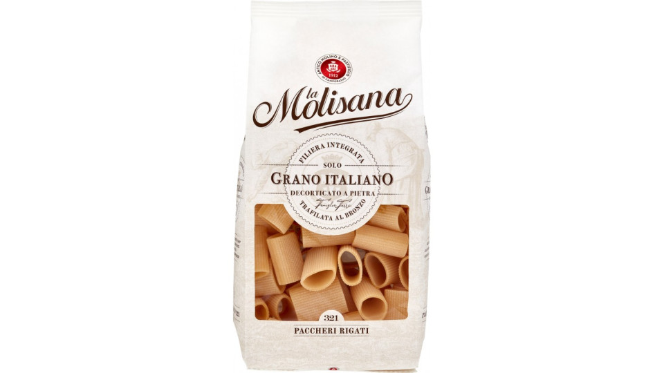 La molisana pasta paccheri rigati n.321 gr.500