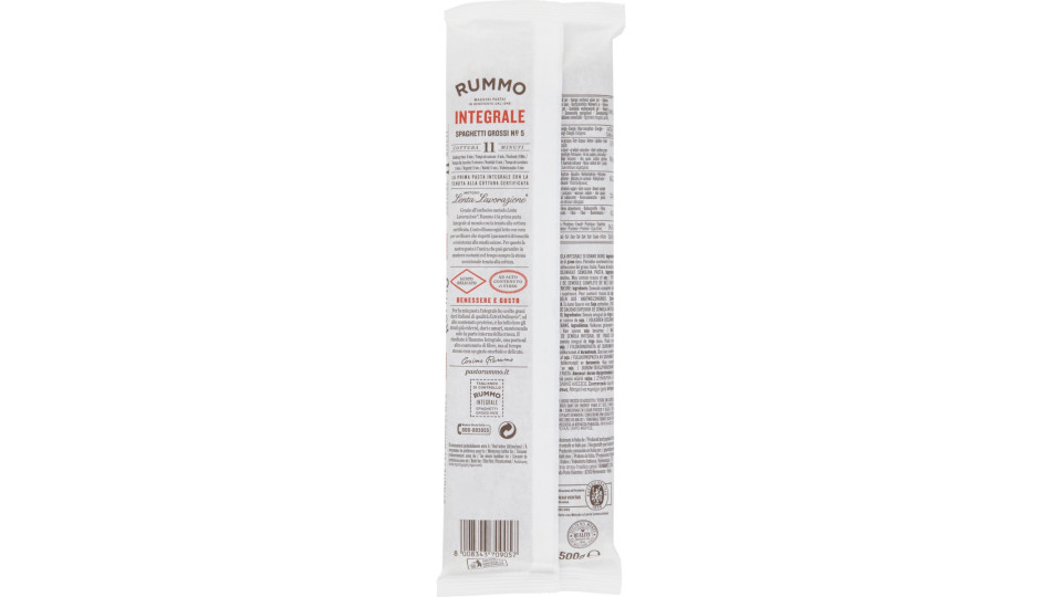 Rummo pasta Integrale Spaghetti Grossi № 5 500 gr.