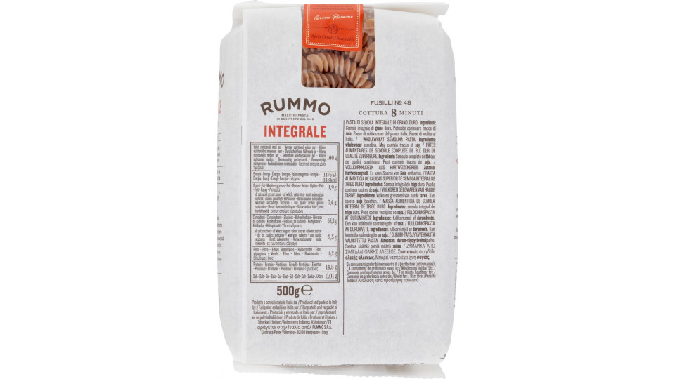Rummo pasta Integrale Fusilli № 48 500 gr.