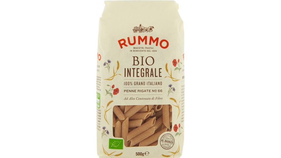 Rummo pasta Bio Integrale Penne Rigate N° 66 500 gr.