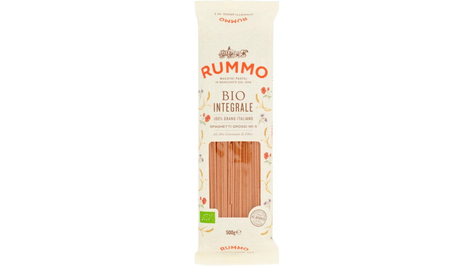 Rummo pasta Bio Integrale Spaghetti Grossi N° 5 500 gr.
