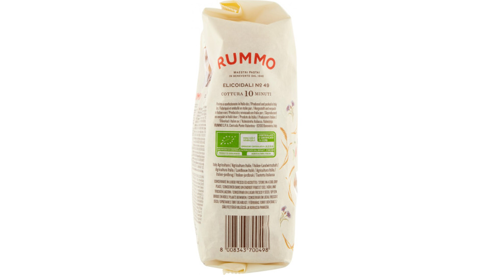 Rummo pasta Bio Integrale Elicoidali N° 49 500 gr.