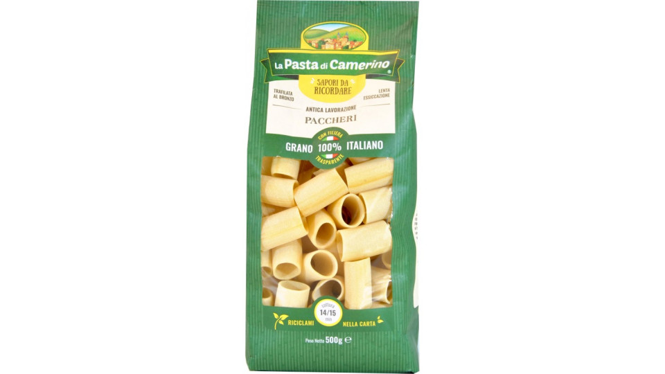 Pasta di Camerino paccheri gr.500
