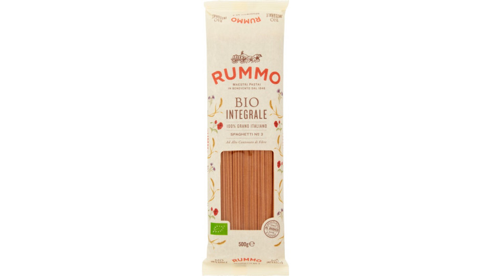Rummo pasta Bio Integrale Spaghetti N° 3 500 gr.