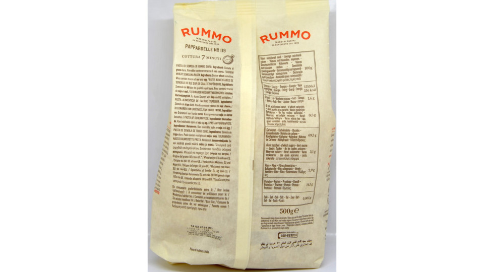 Rummo pasta Papparelle N° 119 500 gr.