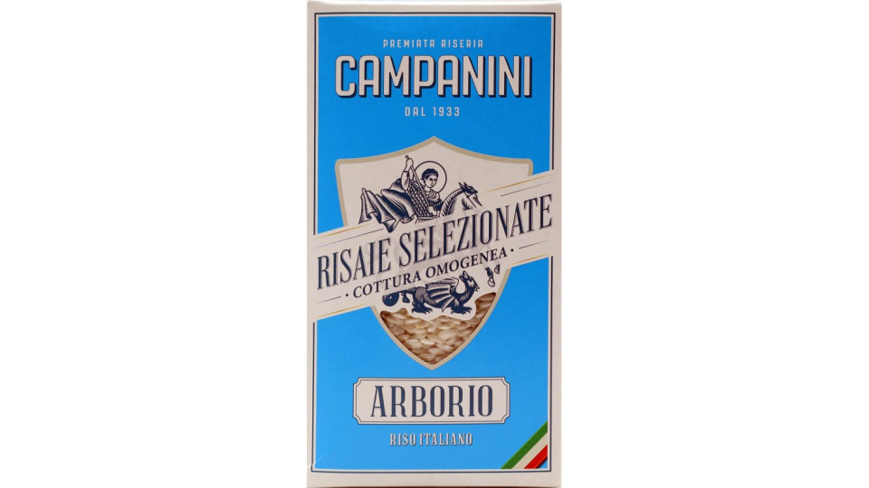 Campanini riso arborio astuccio sotto vuoto gr.500