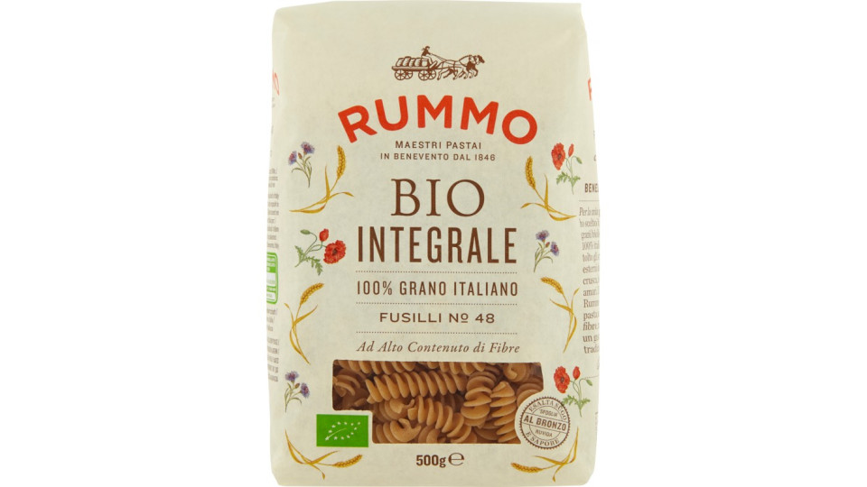 Rummo pasta Bio Integrale Fusilli N° 48 500 gr.