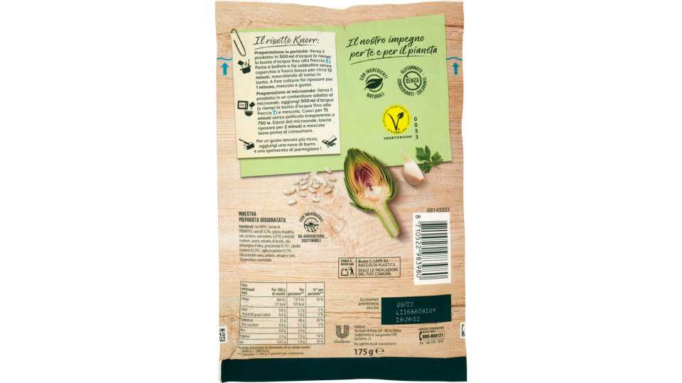 Knorr Risotteria Carciofi 175 g