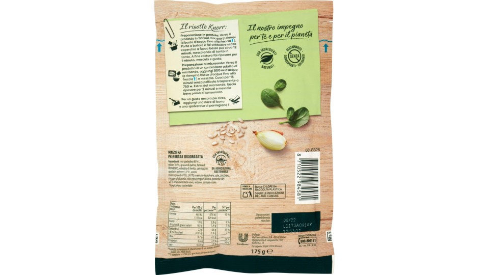 Knorr Risotteria Spinaci 175 gr.
