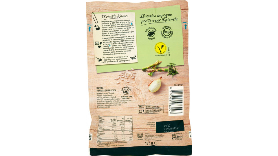 Knorr Risotteria Asparagi 175 gr.