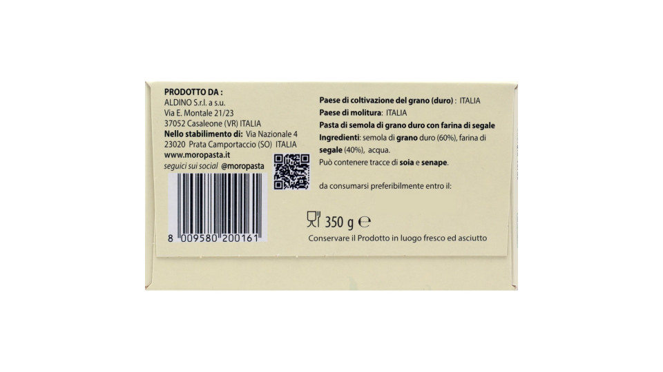 Moro Fusilli con Segale 350 g
