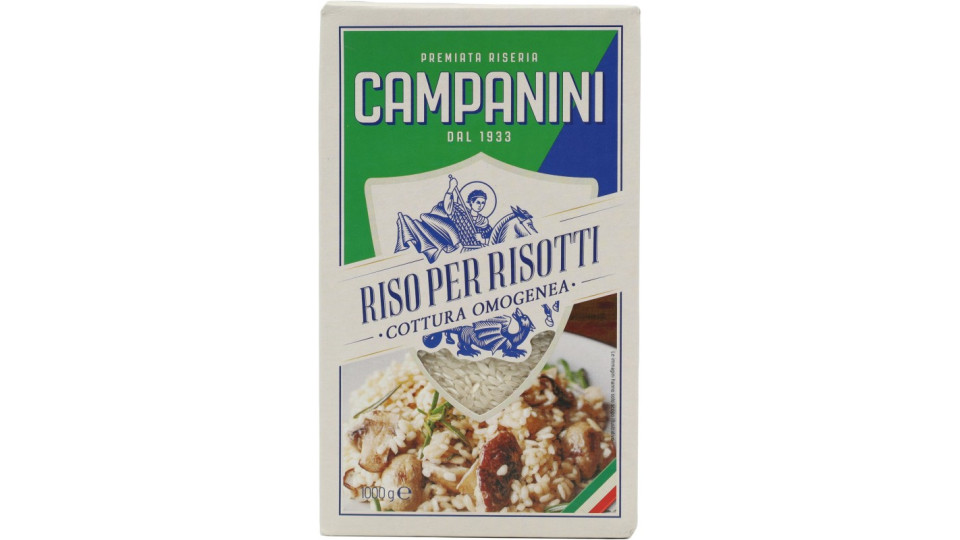 Campanini riso per risotti sottovuoto astuccio kg.1