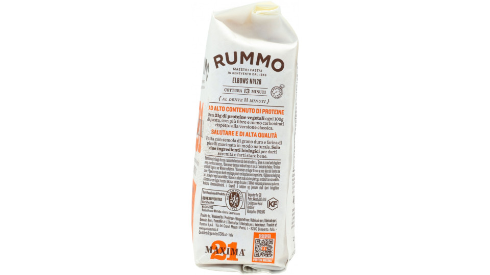 Rummo pasta elbows rigati maxima protein gr.400