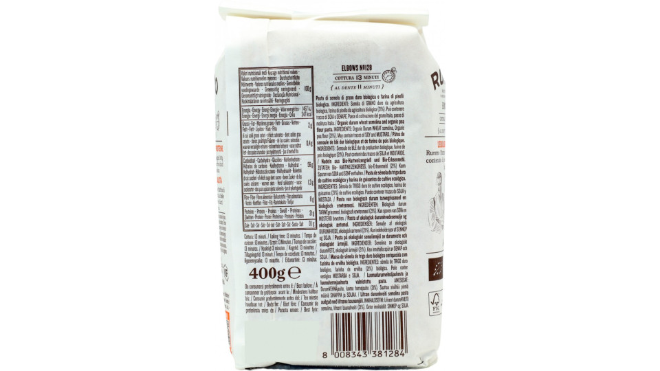 Rummo pasta elbows rigati maxima protein gr.400