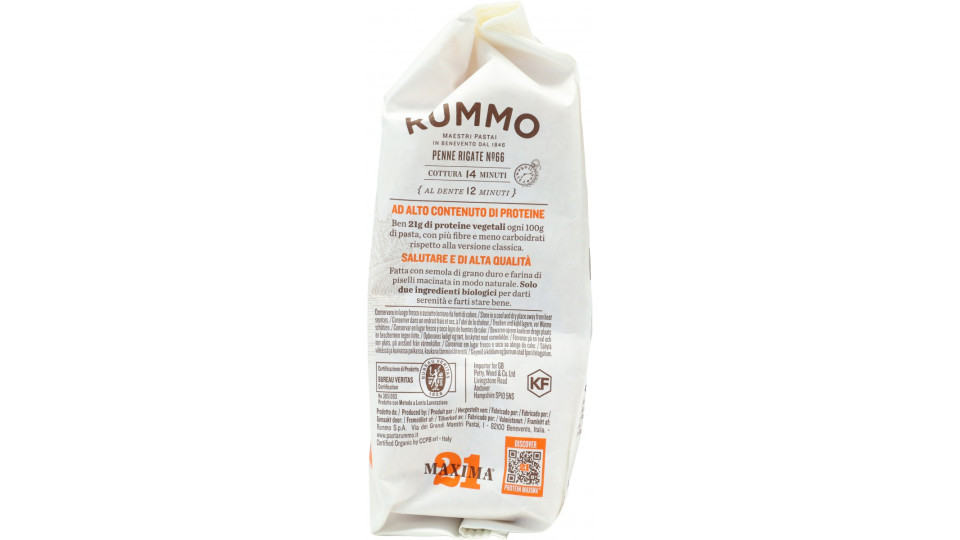 Rummo pasta penne rigate maxima protein gr.400