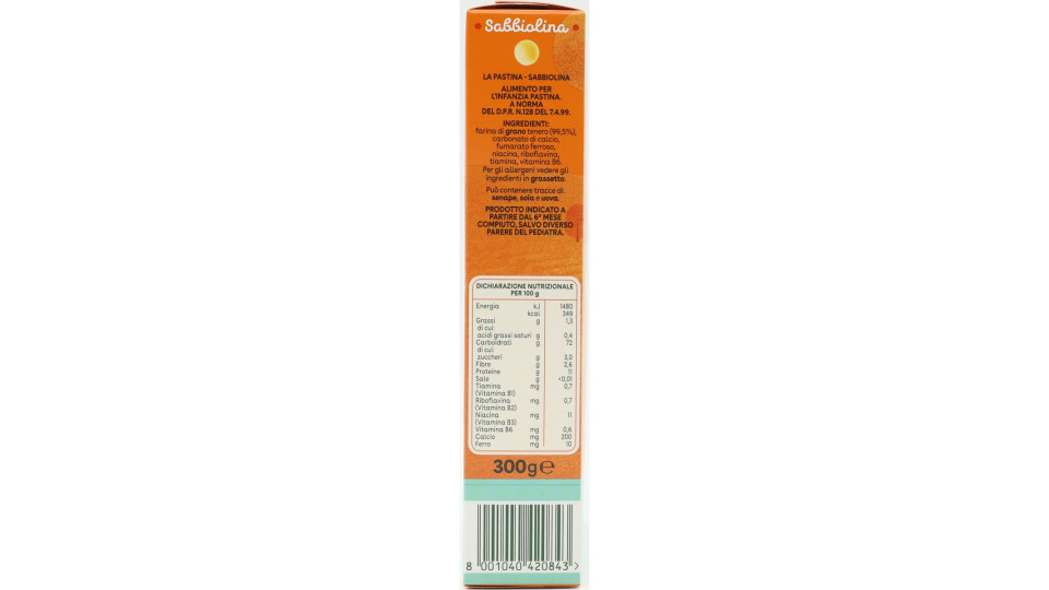Plasmon pastina sabbiolina gr.300