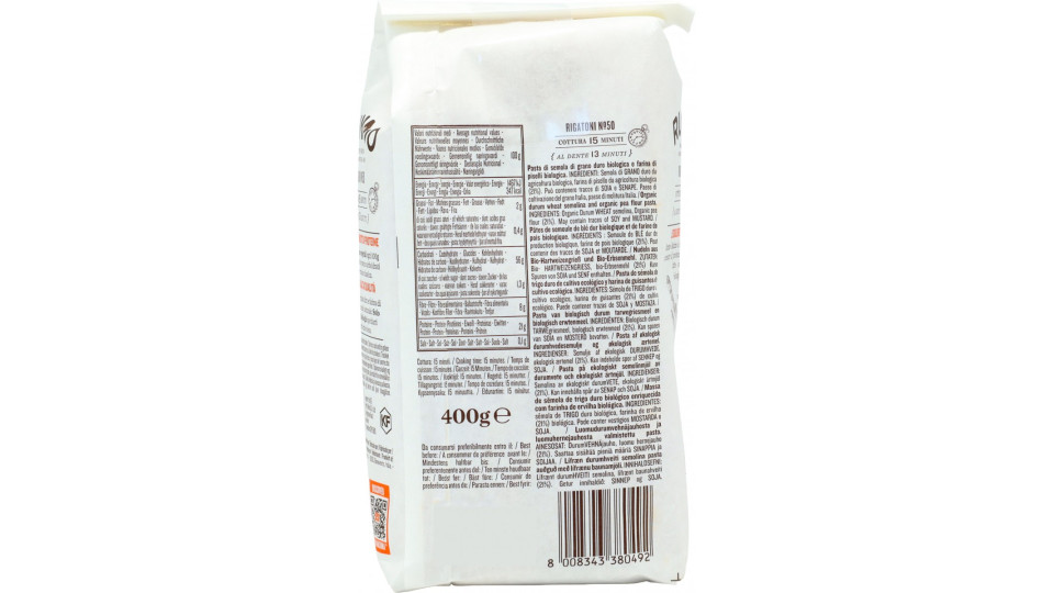 Rummo pasta rigatoni maxima protein gr.400