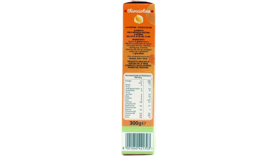 Plasmon pastina chioccioline gr.300