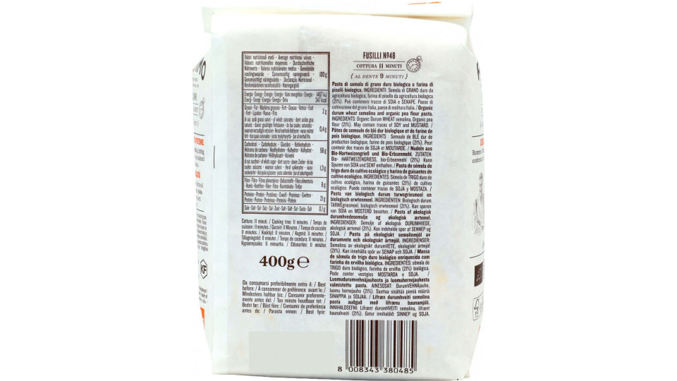 Rummo pasta fusilli maxima protein gr.400