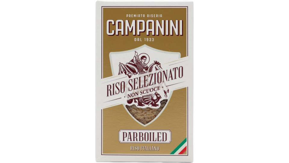 Campanini riso parboiled sottovuoto astuccio kg.1