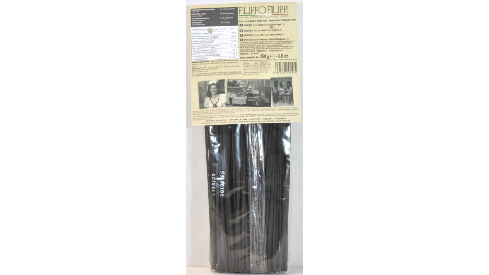 Filippi pasta linguine al nero di seppie gr.500