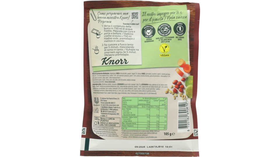 Knorr Zuppa d'Orzo 105 g