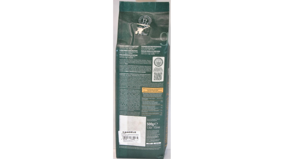 Pasta graziano candele gr.500