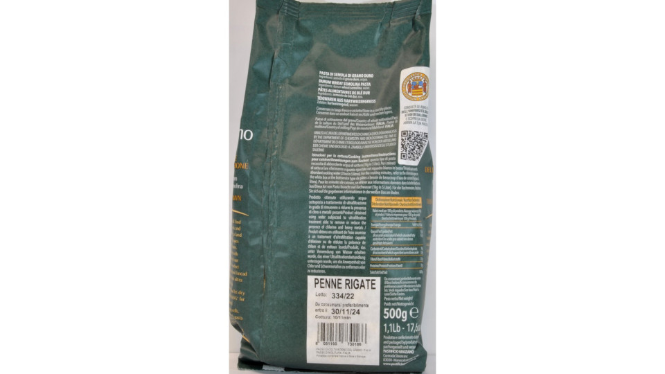 Pasta graziano penne rigate gr.500