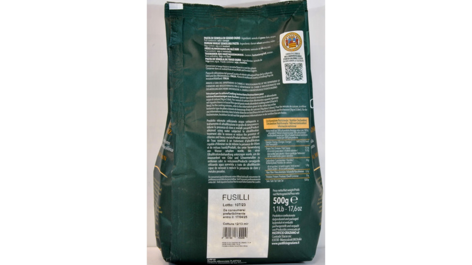 Pasta graziano fusilli gr.500