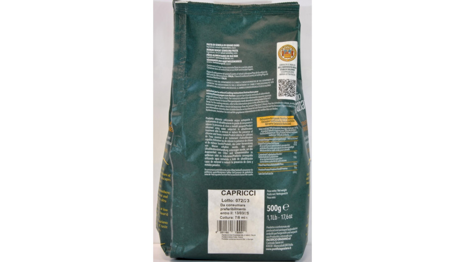 Pasta graziano capricci 500g