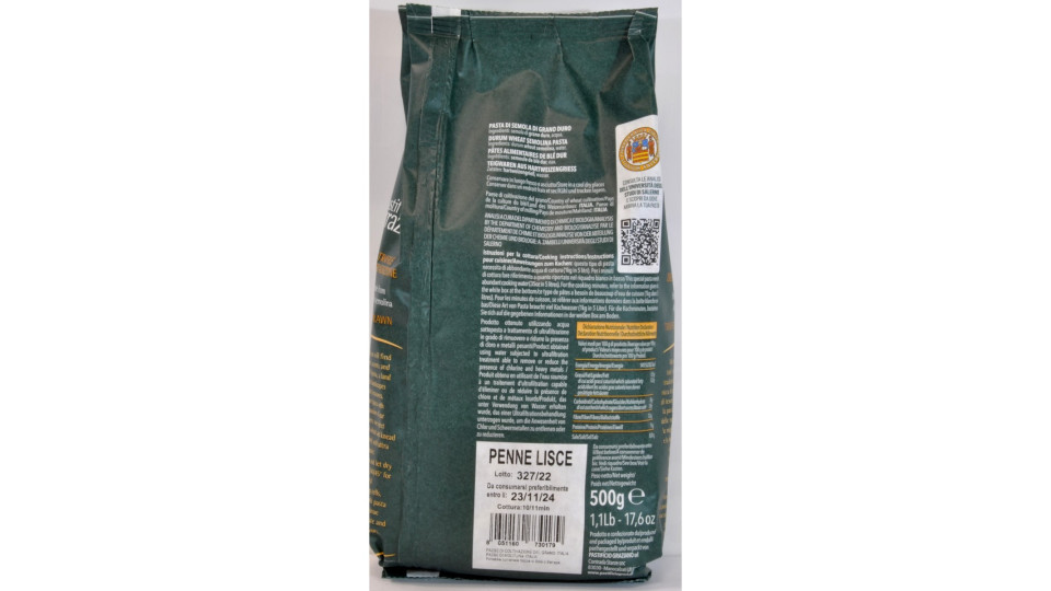 Pasta graziano penne liscie 500g