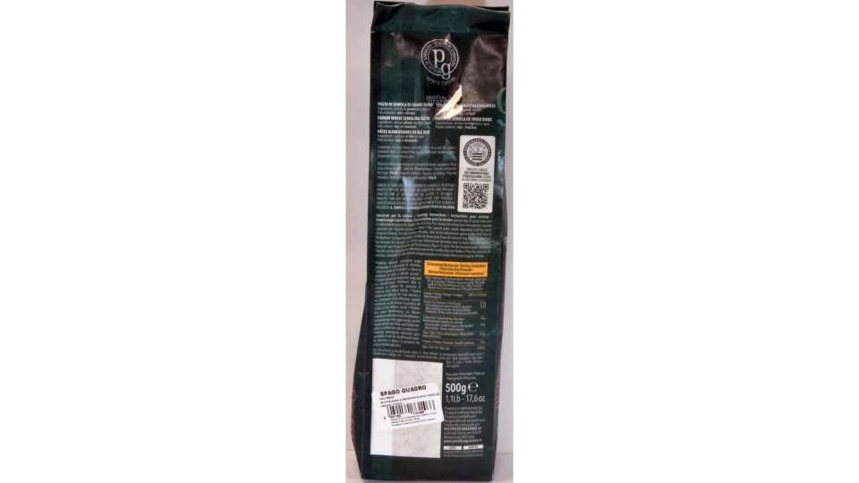 Pasta graziano spago quadro 500g
