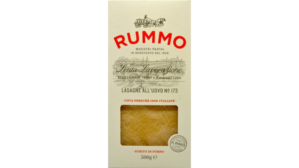 Rummo pasta all'uovo lasagne n.173 gr.250