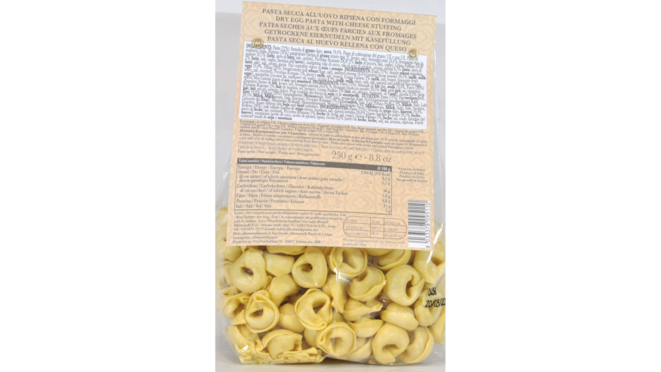 Allemandi tortellini con formaggio 250g