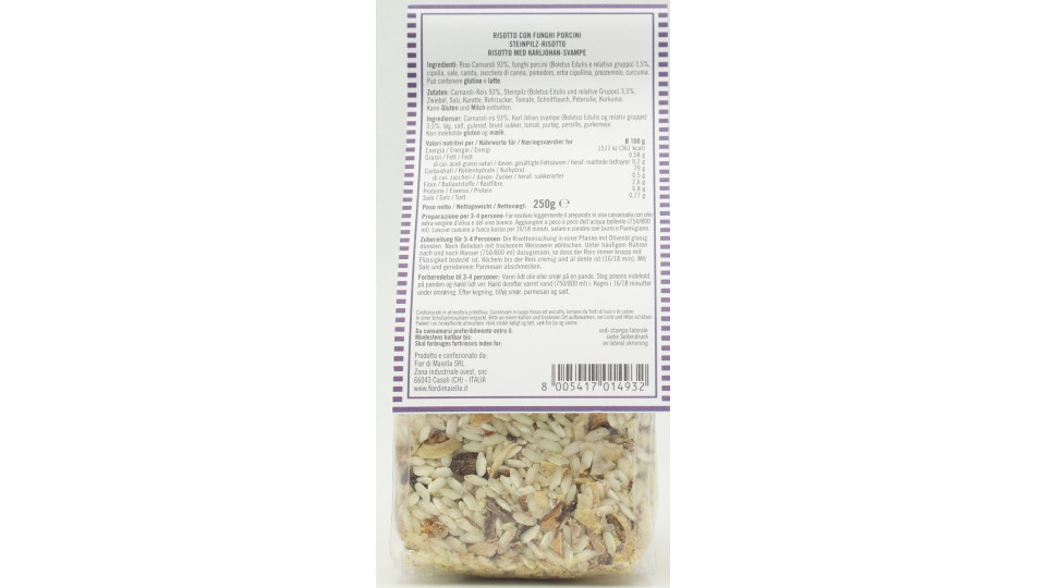 Fior di Maiella risotto con funghi porcini gr.250