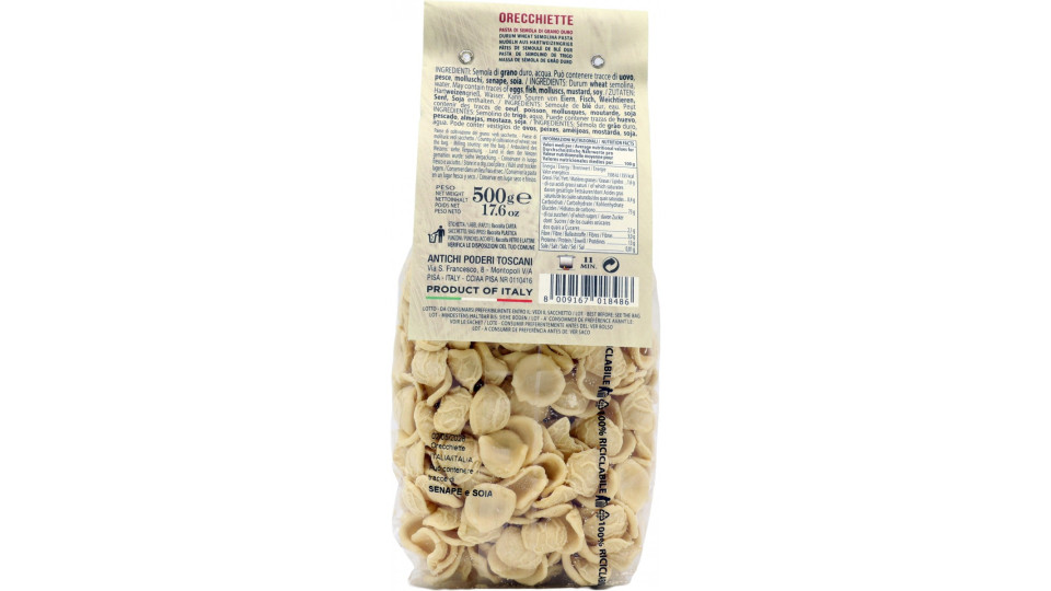 Antichi poderi orecchiette gr.500