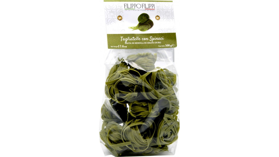 Filippi tagliatelle di semola agli spinaci gr.500