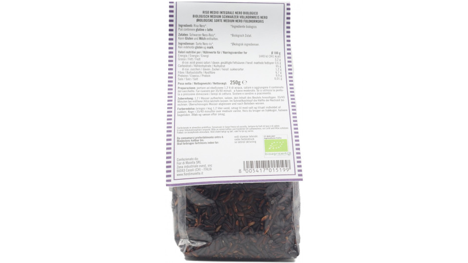 Fior di Maiella riso nero bio gr.250