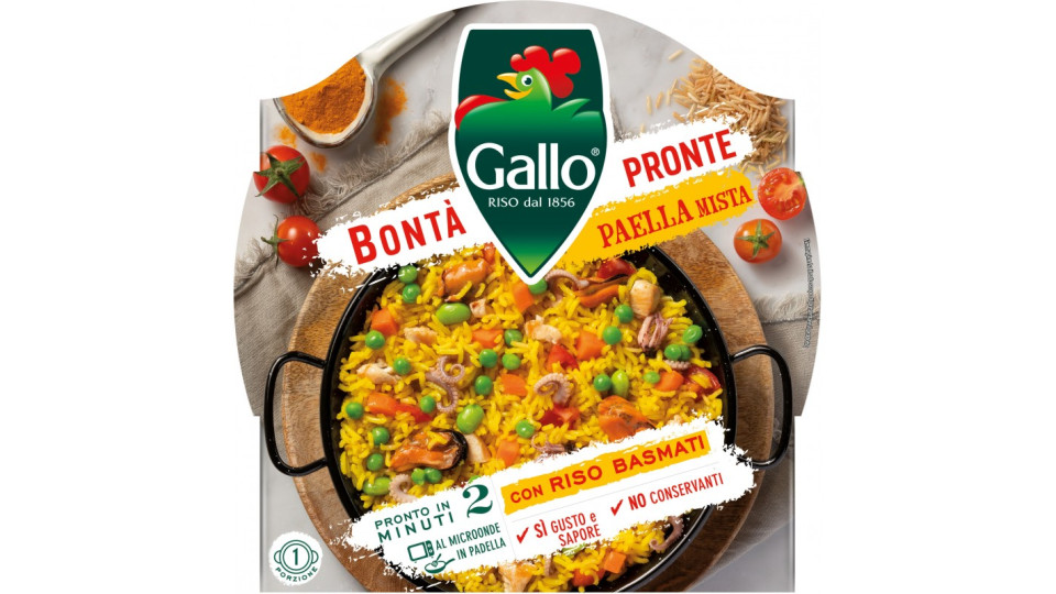 Gallo Bontà Pronte Paella Mista con Riso Basmati 220 g