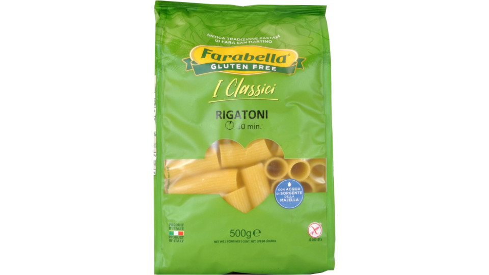 Farabella rigatoni senza glutine 500g