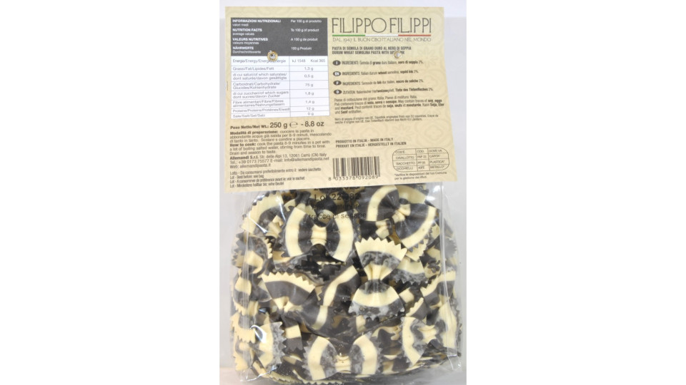 Filippi pasta di semola farfalle n/se gr.250