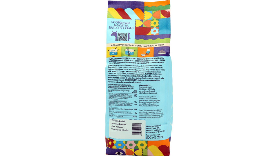 Allemandi conchiglioni gr.500