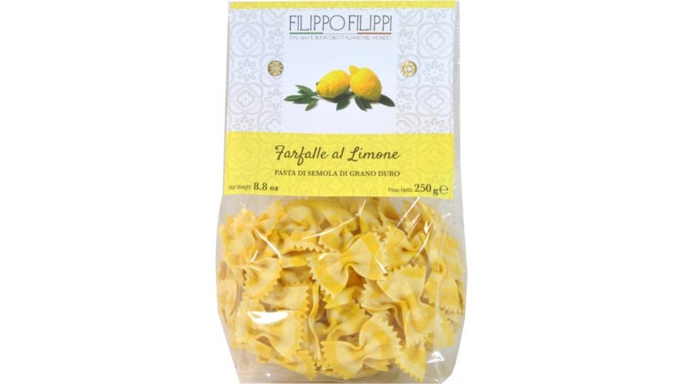 Filippi pasta di semola farfalle al limone gr.250